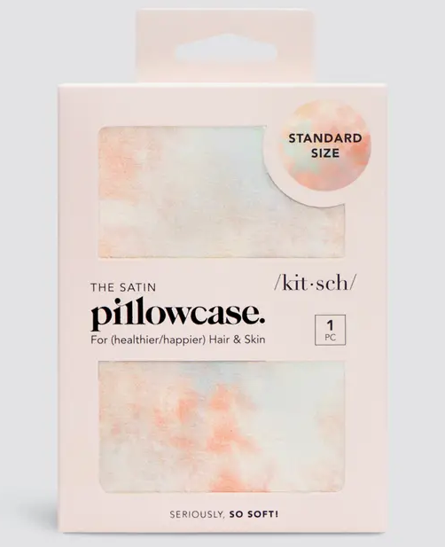 Standard Satin Pillowcase Sunset Tie Dye